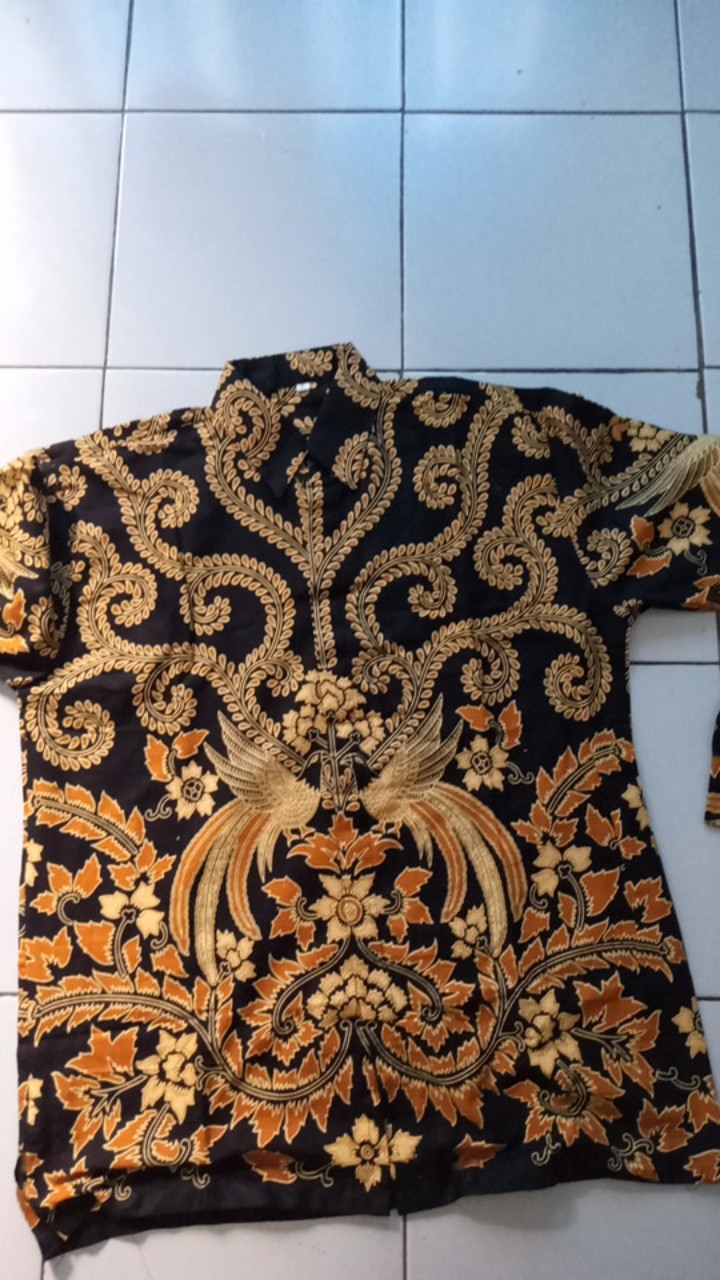 Baju Batik Couple Modern Monalisa Genes Merah Biru Tosca Ungu Orange M, L, Xl, Asli Pekalongan