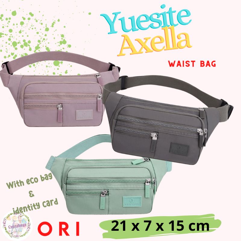 YUESITE AXELLA HT WAISTBAG TAS PINGGANG WANITA BUMBAG WATERPROOF