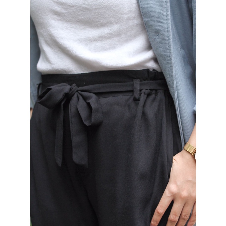 Jennie Baggy Pants Celana Wanita - Highwaist Jogger Pants - Celana Kantor Kerja Casual – Celana Anti Kusut - Celana Panjang Wanita - Celana Crinkle – Loose Pants