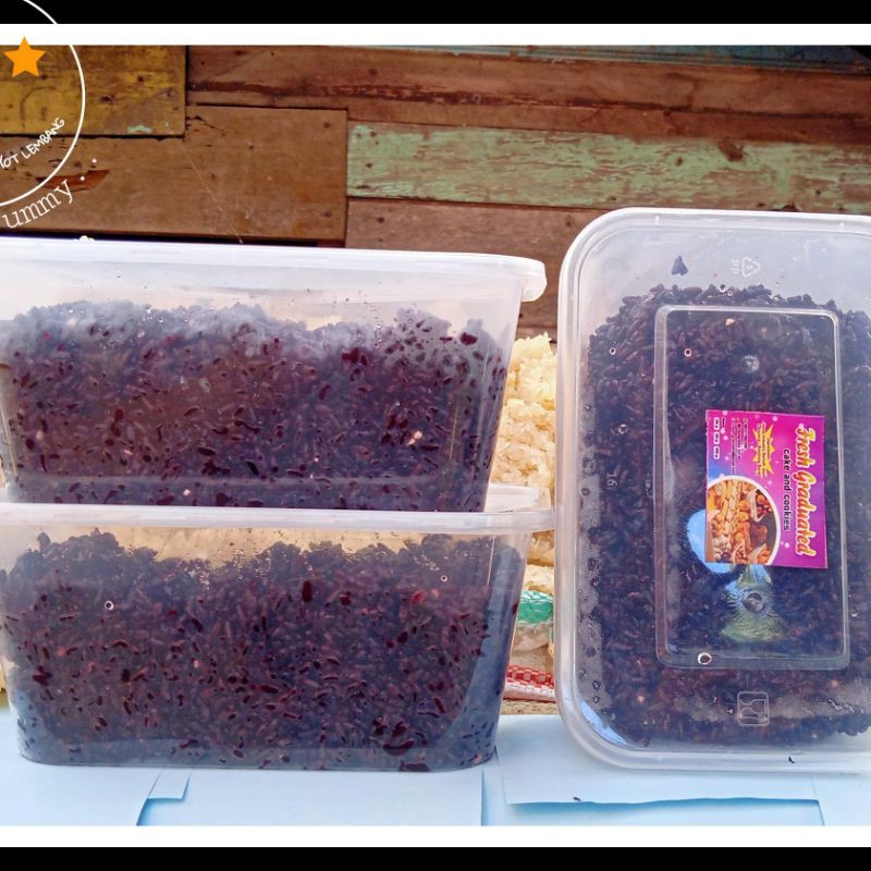 TAPE KETAN HITAM BANDUNG || PEUYEUM KETAN HIJAU BANDUNG 1KG