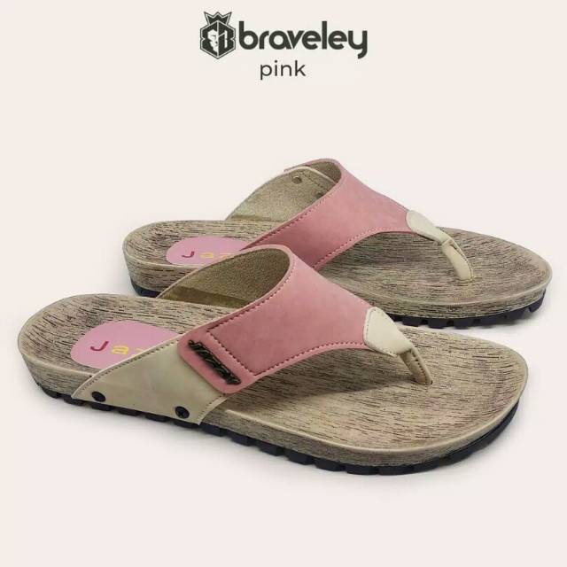 SANDAL JAPIT PINK / SANDAL WANITA