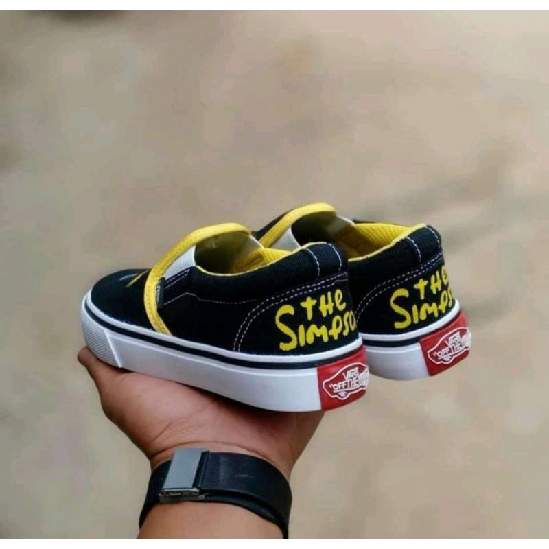 SEPATU ANAK VANS SLIP ON THE SIMPSON EDITION COWOK/CEWEK~ IMPORT