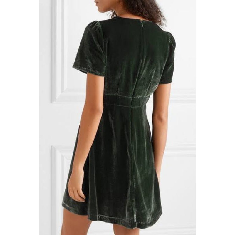 MAD*WELL VELVET MINI DRESS- DRESS MEWAH