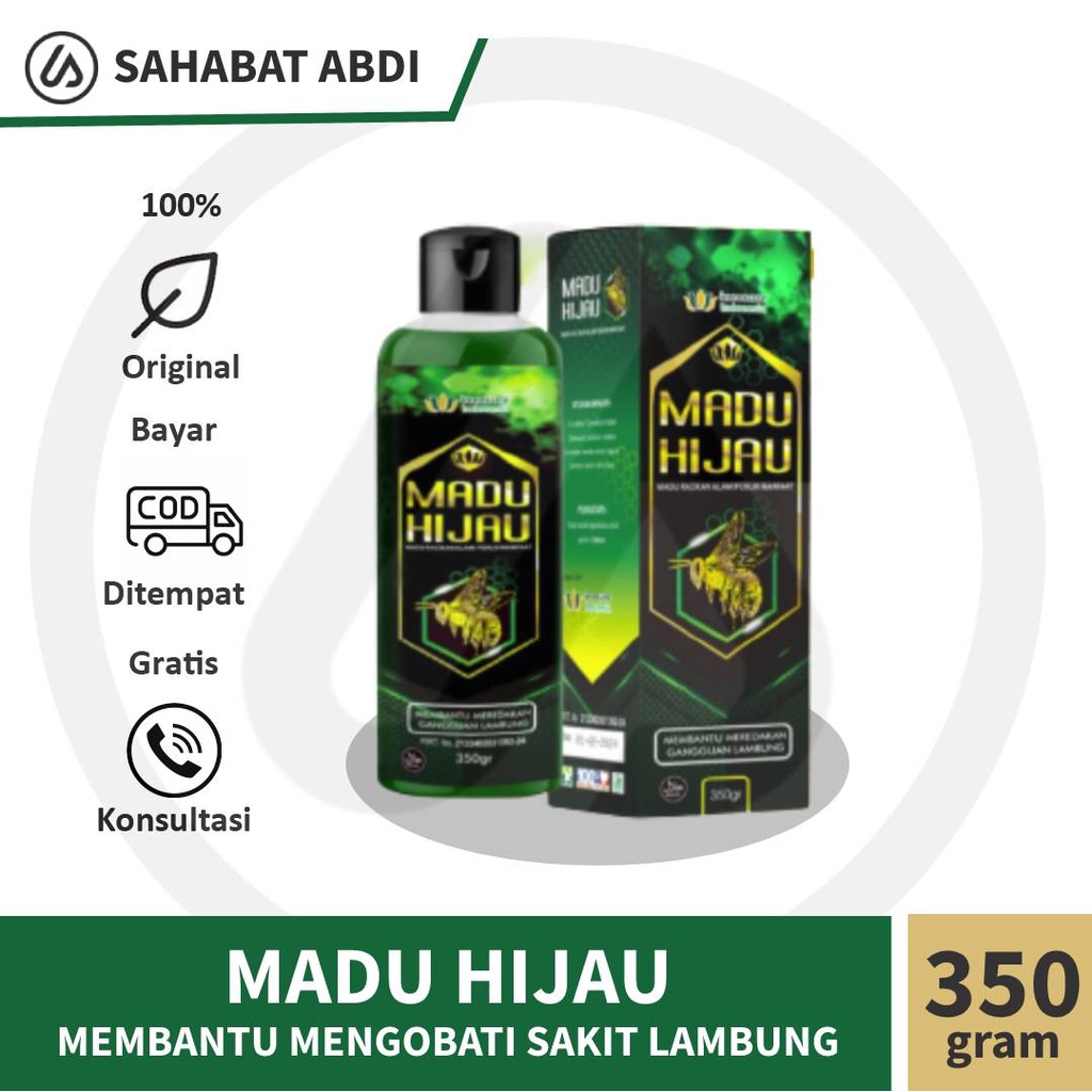 Jual Madu Hijau 100 Asli Obat Asam Lambung Dan Gerd 350gr Shopee