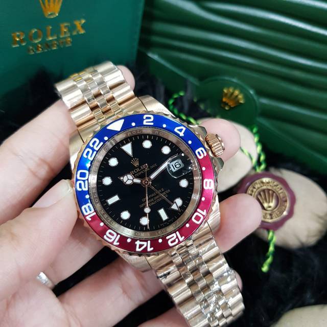 Rolex Gmt Master 11 Pepsi Combi Rosegold Premium