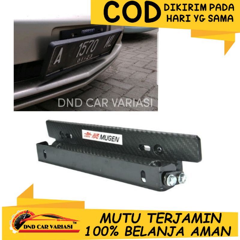 dudukan plat JDM MUGEN HONDA jazz mobilio brv crv brio freed city civic