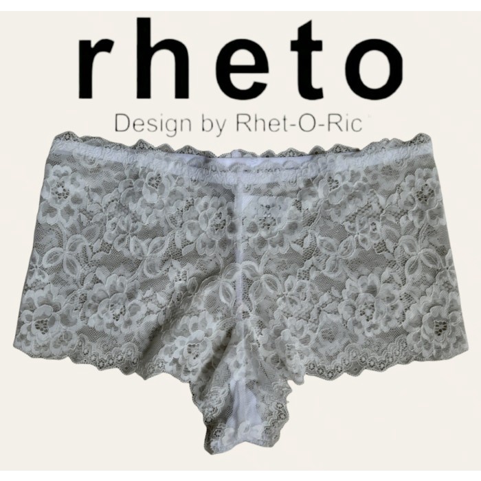 Boxer Rheto White Lace Flower