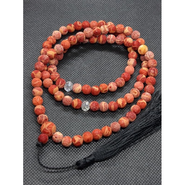 tasbih batu marjan natural top quality alami original