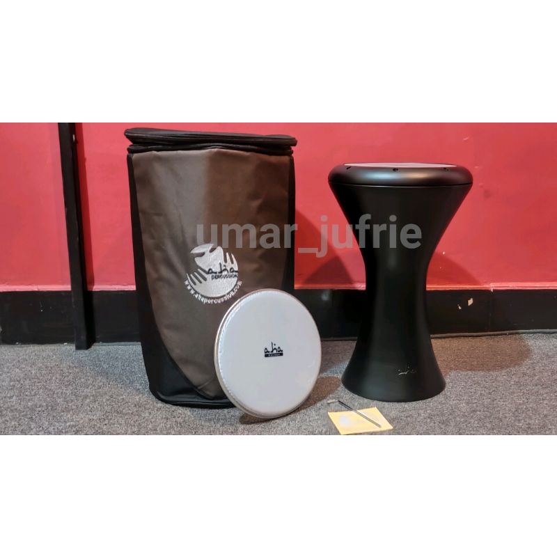 darbuka aha 9 inchi original hitam dop