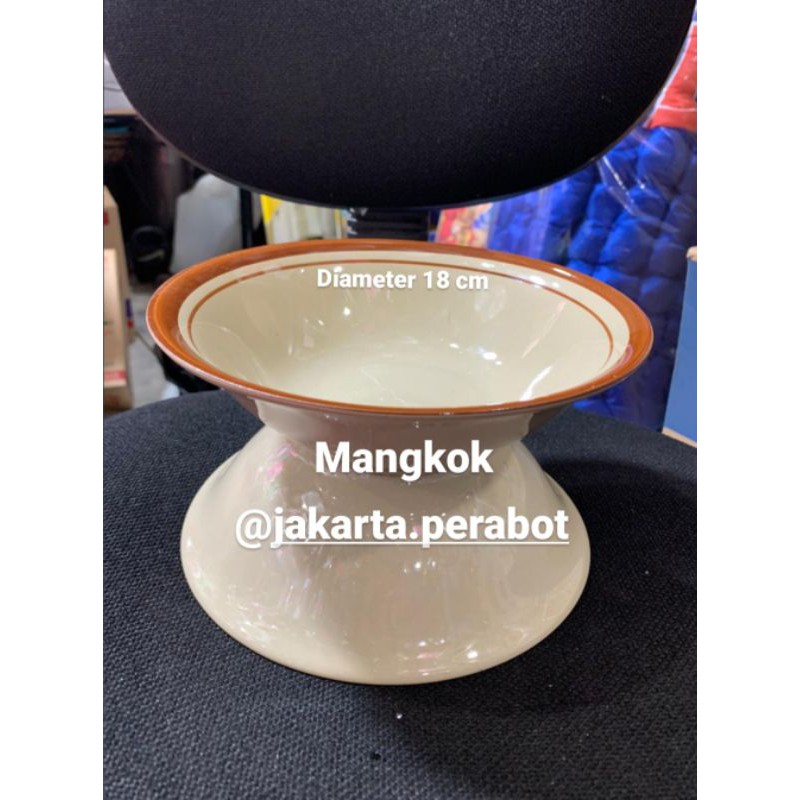 LUCKY-Mangkok Keramik Diameter 18 cm