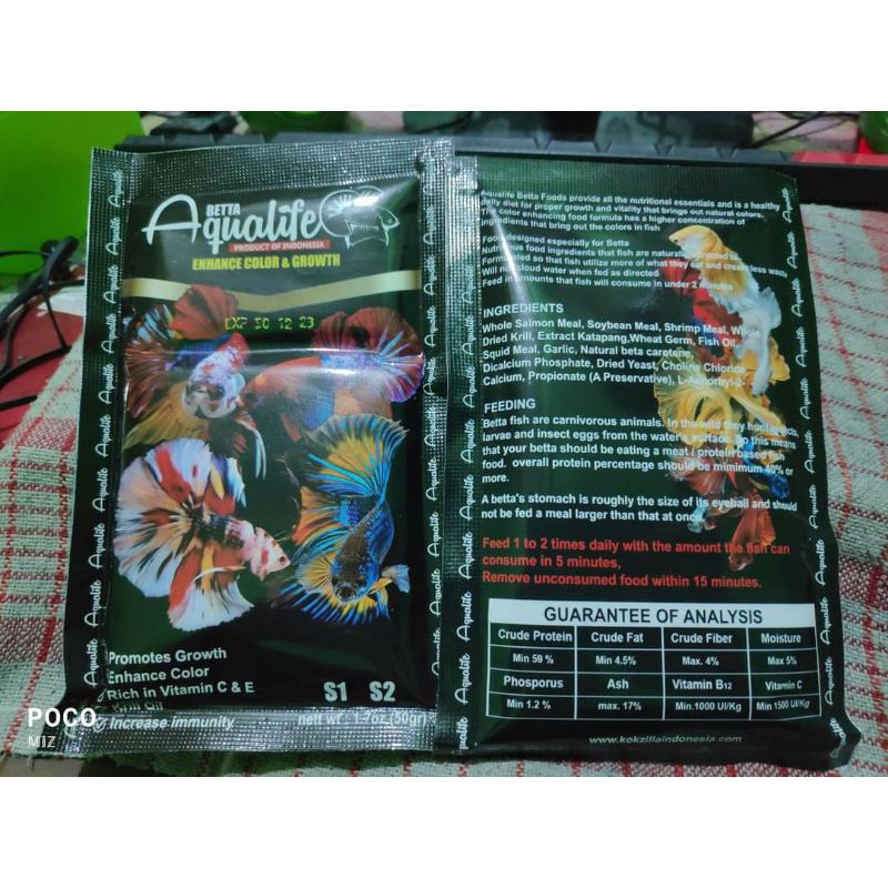 

Aqualife Betta Food (ABF) S2 - PAKAN IKAN CUPANG PREMIUM