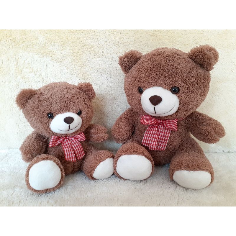 BONEKA TEDDY BEAR DASI LUCU / BONEKA TEDDY SITTING / BONEKA BERUANG DUDUK TERMURAH TERLARIS