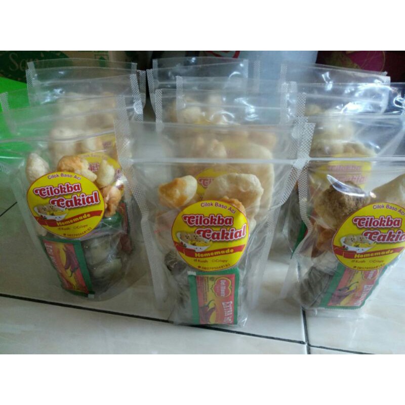 

Cilokba Cakial (Cilok Baso Aci) Paket sedang