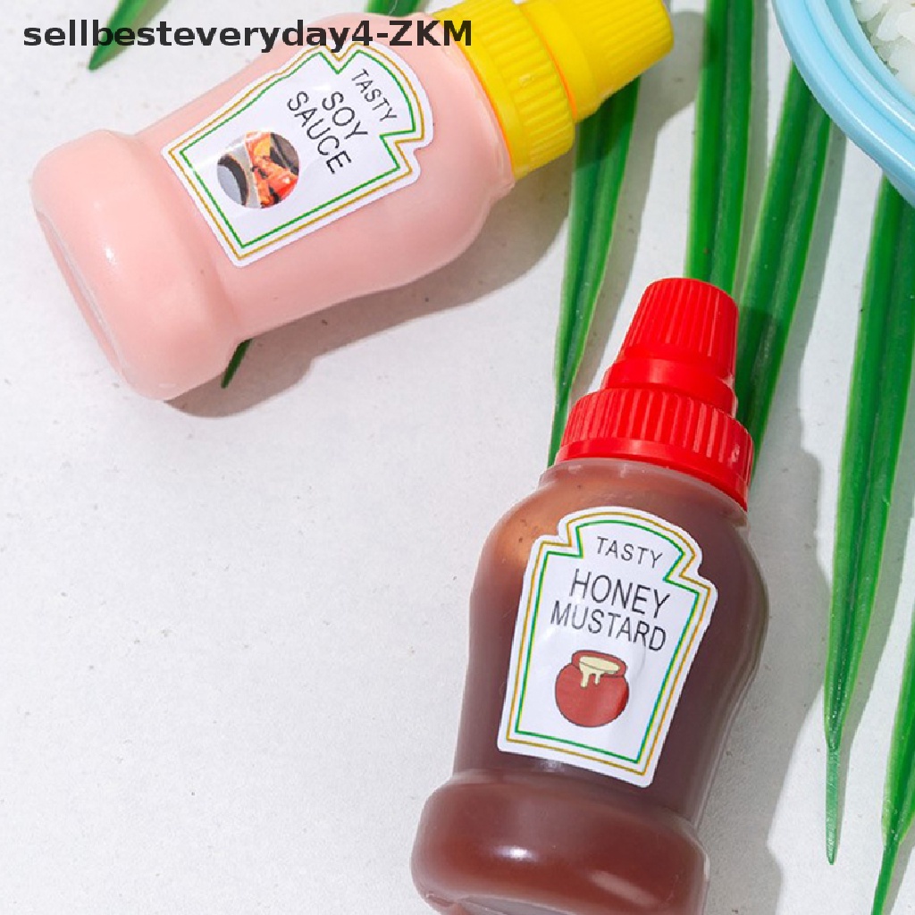 3 / 2 Pcs Botol Wadah Bumbu Saus Tomat Tomat Salad Portabel Untuk Bento Makan Siang Dapur