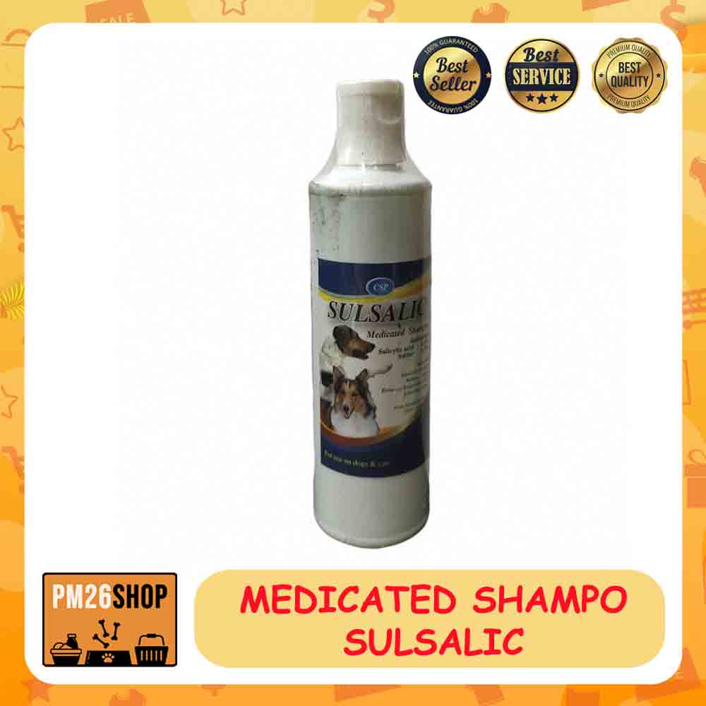 SHAMPO ANJING KUCING MEDICATED SULSALIC