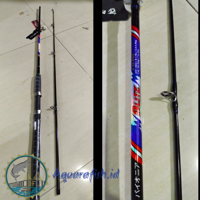 Joran pancing joran pioneer blitz 180 cm joran fiber murah joran pancing murah