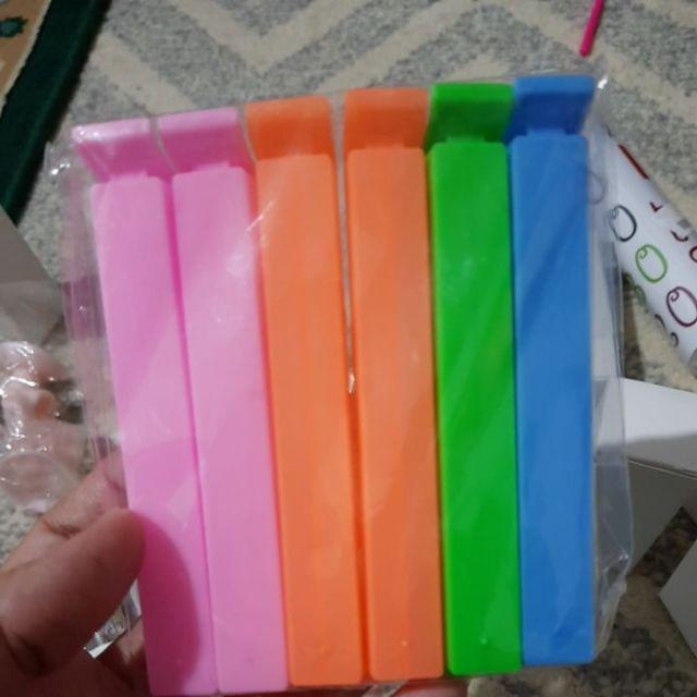 6pcs Klip Penyegel Kantong Makanan Untuk Anak Kecil