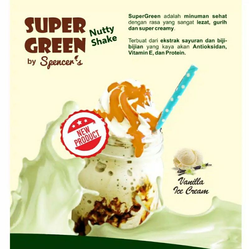 Spencer Super Green Nutty Shake 100 Gram