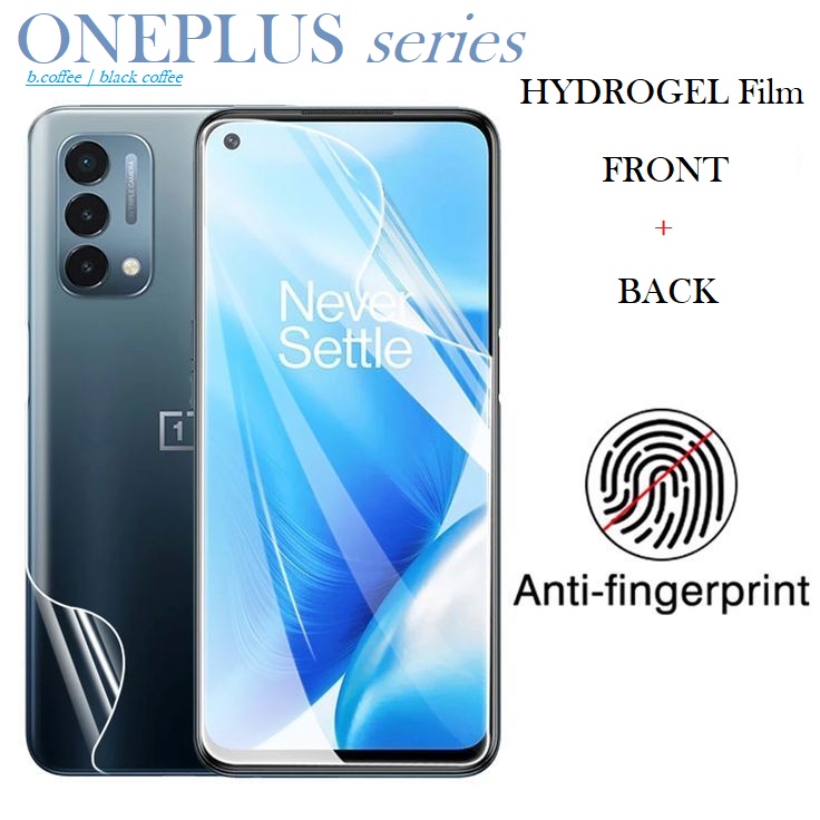 PWY CLEAR HYDROGEL anti gores ONEPLUS 9 / ONEPLUS 9 PRO / ONEPLUS 8 / ONEPLUS 8 PRO / ONEPLUS 8T / ONEPLUS 8T 5G DEPAN BELAKANG