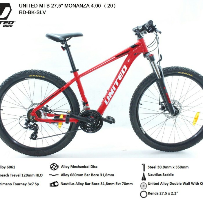 sepeda gunung 27.5 UNITED MONANZA 4.0