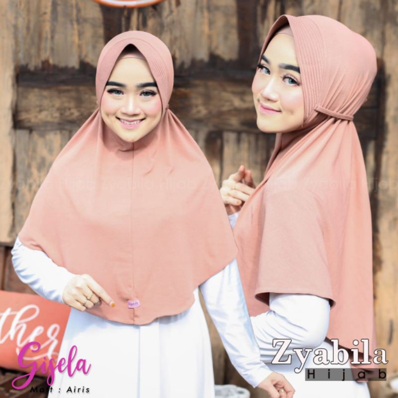 Hijab tali pet antem size L bisa cod