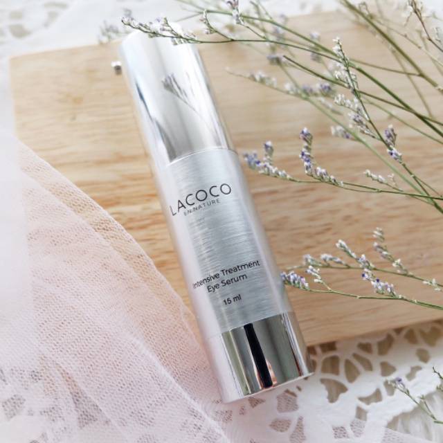 Lacoco Iitensive Treatment Eye Serum kolagen kulit mencerahkan kelopak mata Original NASA