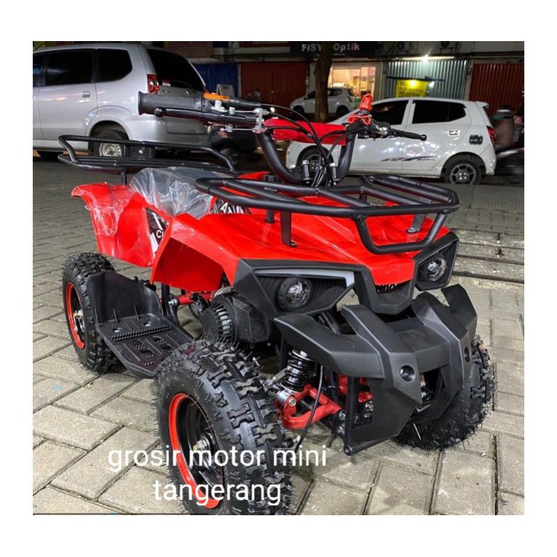 ATV DOUBLE STATER, STATER BISA PAKAI REMOTE  MESIN 50 CC 2TAK-MOTOR ATV ANAK-MAINAN MOTOR ATV ANAK