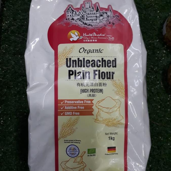 

vikriyansatyaveta5694 Health paradise organic unbleached plain flour high protein 1 kg TERLARIS TERPERCAYA ORIGINAL