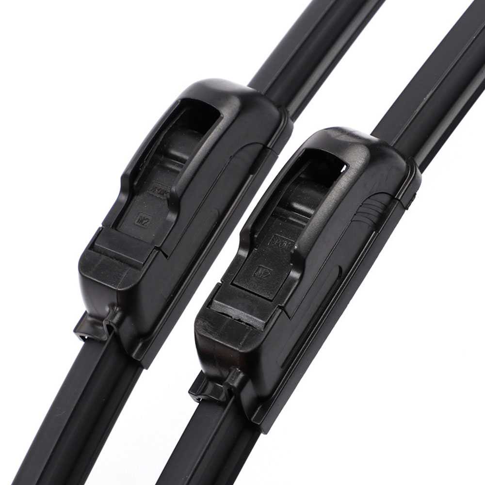 Taffware Wiper Blade Kaca Mobil Frameless U Shape Hook - FLY-078-Hitam-16 Inch