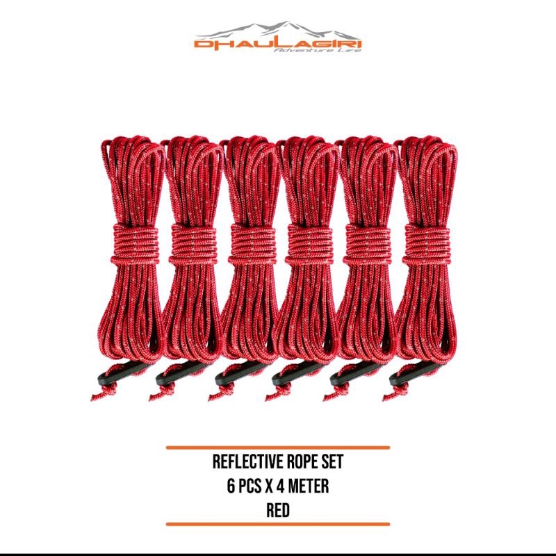 Dhaulagiri Flysheet Rope Reflective Set Camping Outdoor