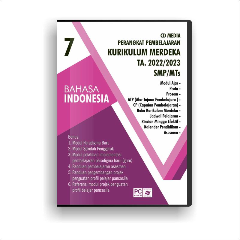 CD RPP KURIKULUM MERDEKA MAPEL BAHASA INDONESIA TINGKAT SLTP/MTs KELAS 7 REVISI TERBARU TA 2022-2023