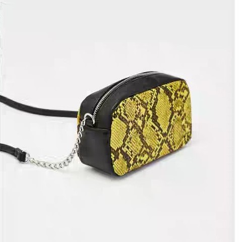 PGBAGS-TAS WANITA TAS SELEMPANG SLING BAG BERSKH4 MOTIF SNAKE FASHION IMPORT #199643