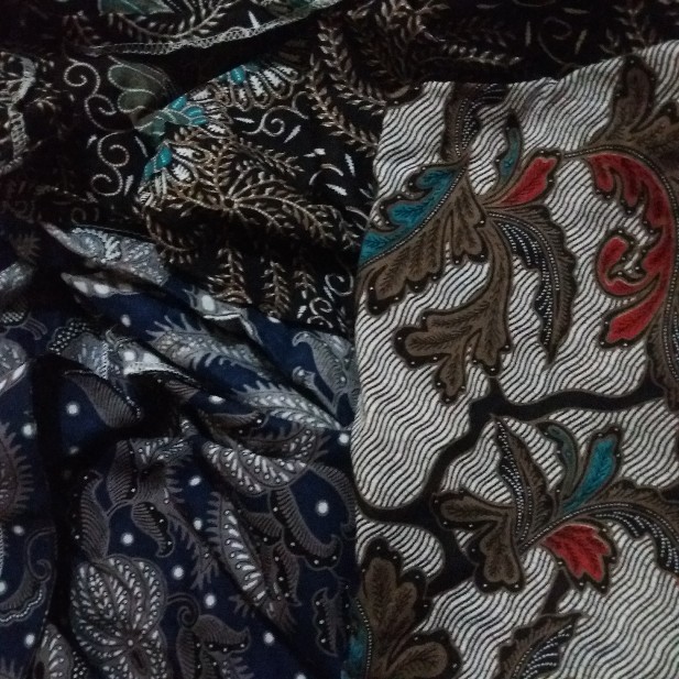 Tey-17 Batik Wanita Asj Sa Hrb026 Kenongo Kemeja Tosca Pendek