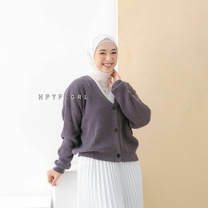 Tanaka cardi burgundy