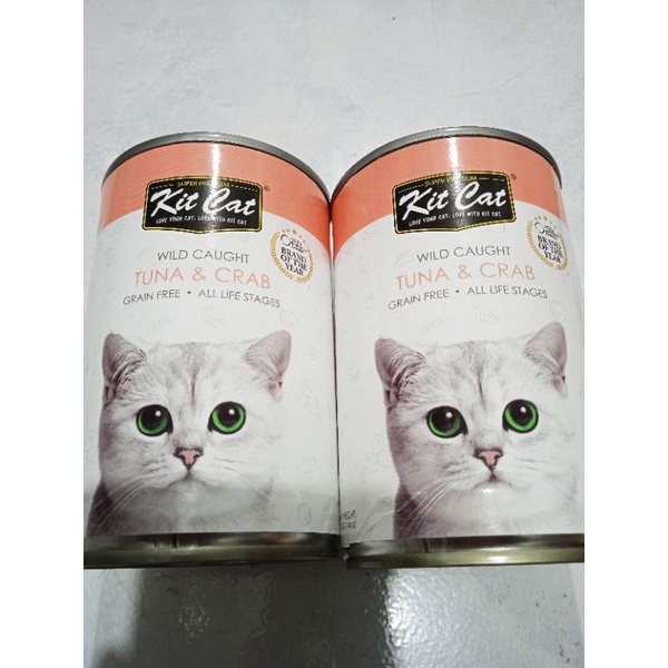 KIT CAT KALENG 400g TUNA &amp; CRAB