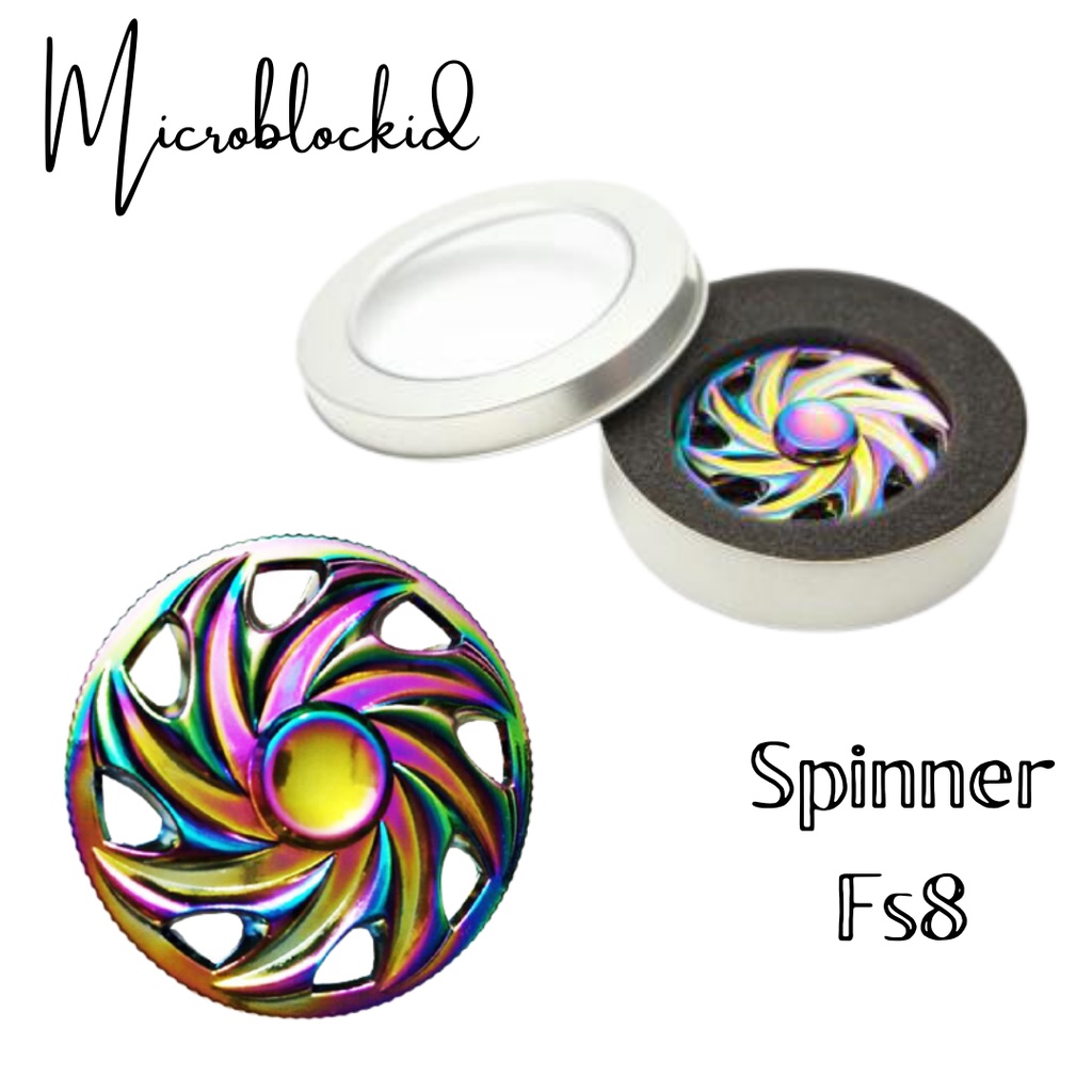 FIDGET SPINNER RAINBOW WHELL MODISH ROUND RAINBOW METAL FIDGET SPINNER MAINAN ANAK MURAH