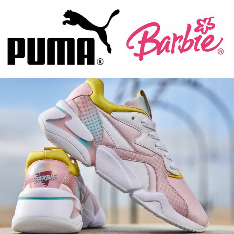 puma nova x barbie sneakers