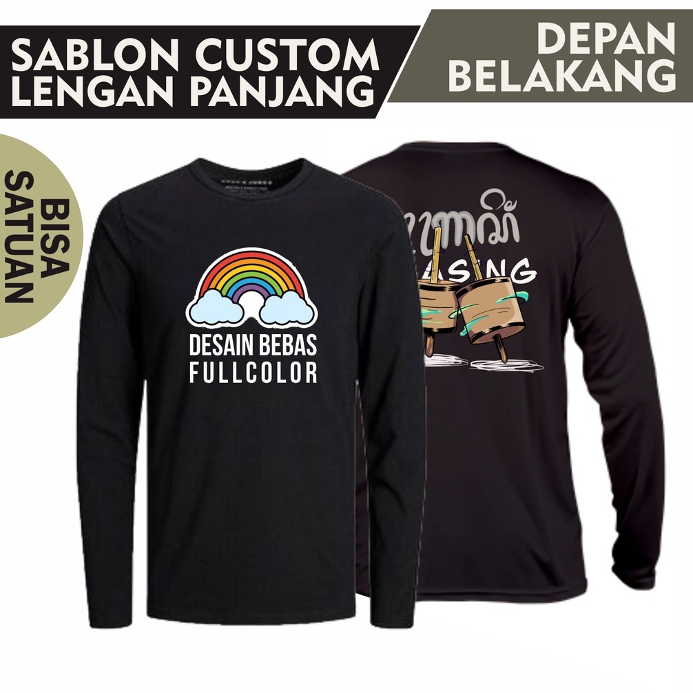 Jual Kaos Custom Satuan Desain Suka Suka Baju Sablon Satuan Desain Bebas T Shirt Custom