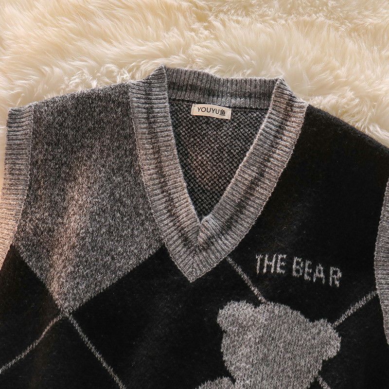 The New blue black bear Vest import Premium