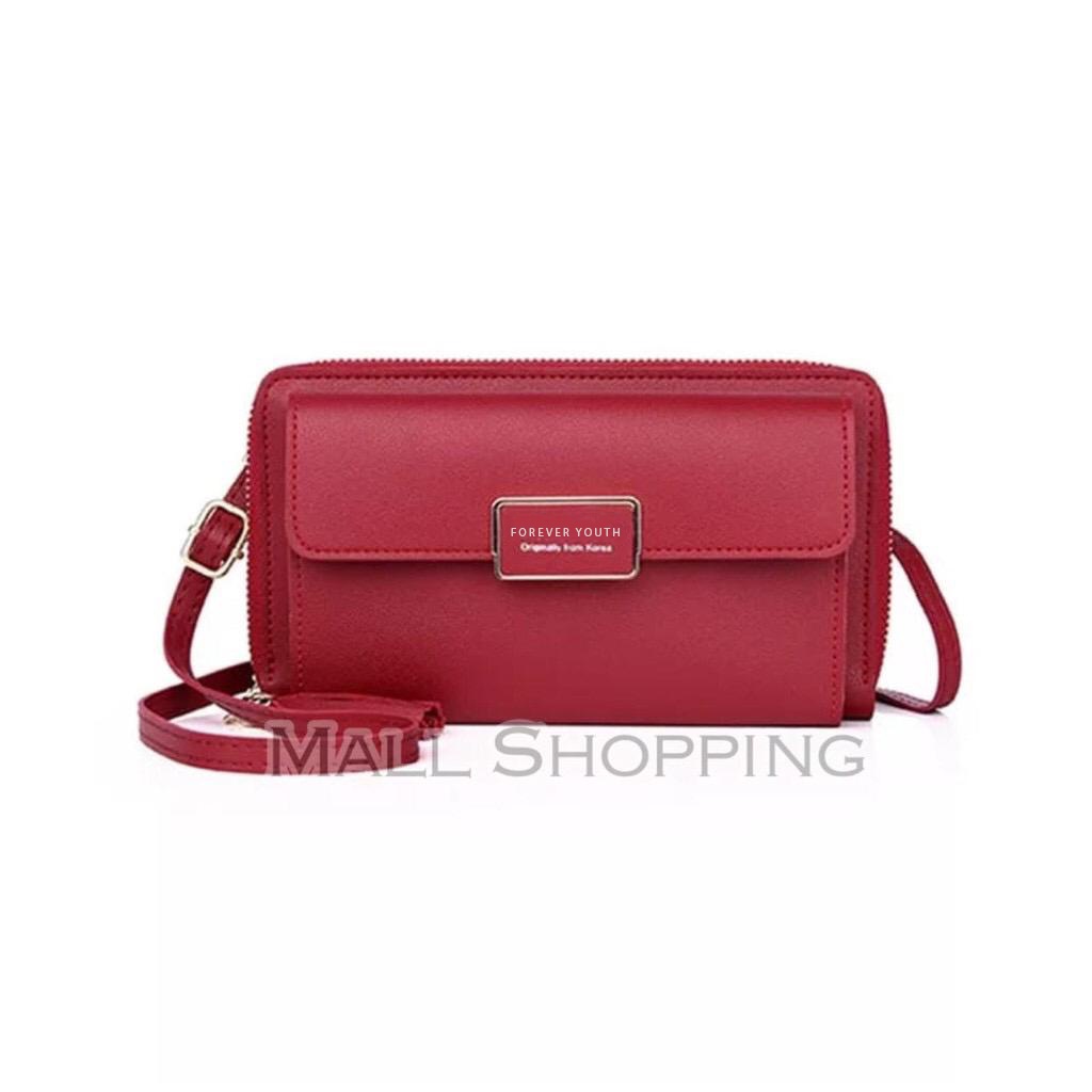 Special 6.6 Sale !! Dompet Wanita Multifungsi Tas HP Dompet Panjang Dompet Kunci plus Tali MALL SHOPPING-4