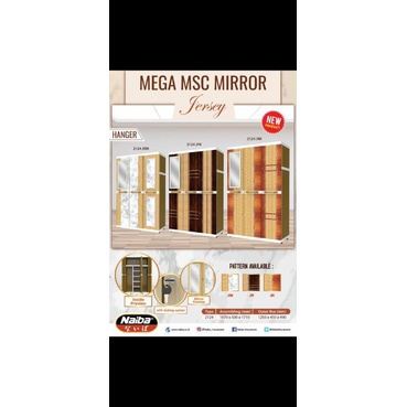 Lemari plastik naiba mega msc 3p gantung