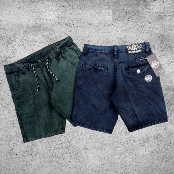 Celana Pendek Jeans Pria Boardshort Size 28 - 33 Celana Pendek Sandwash Santai