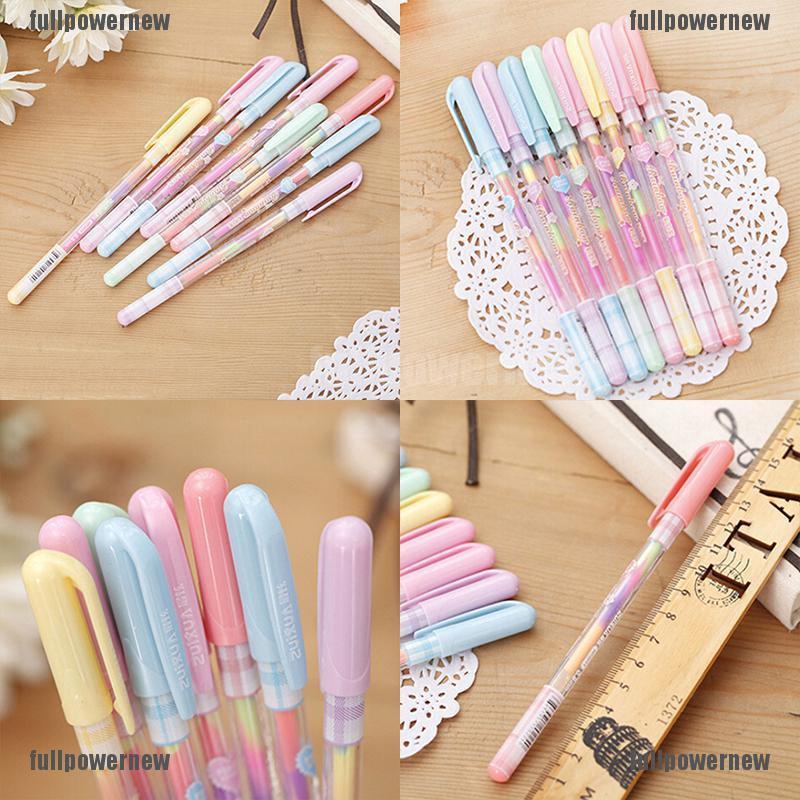 【COD】FLID 1Pcs Pen Ballpoint dengan 6 Warna Lucu