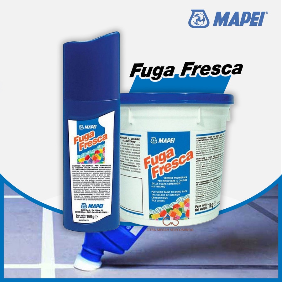 CMS | Mapei Fuga Fresca - cat polimer untuk nat semen di antara ubin