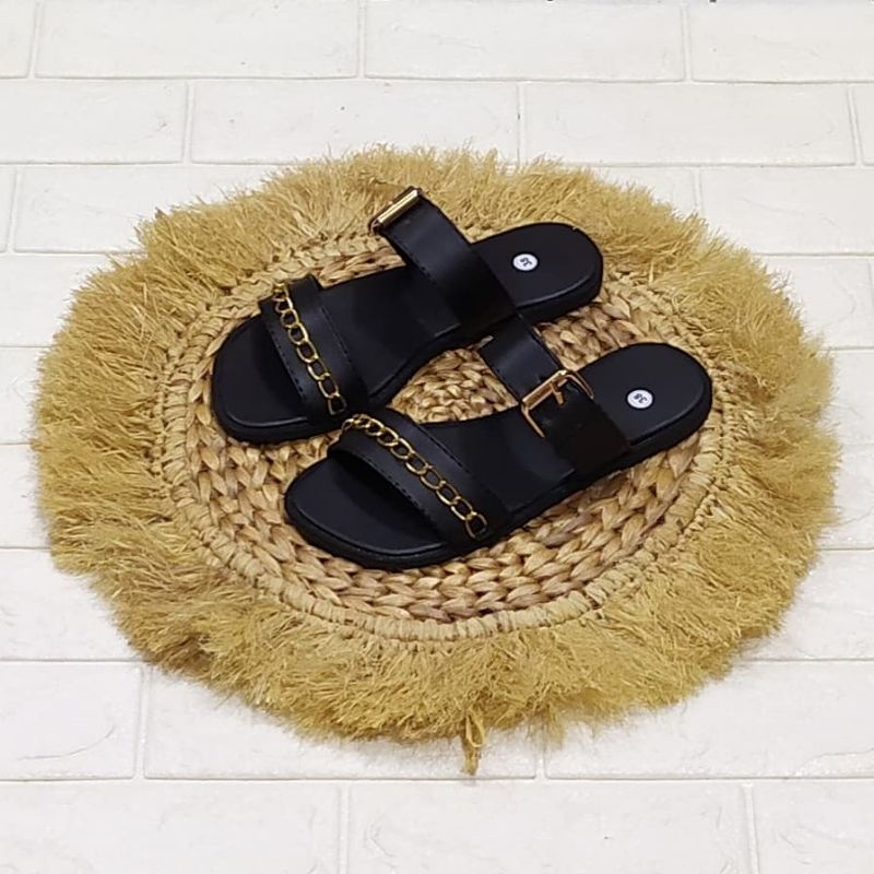 ANG~sandal ban2 rantai#sandal kekinian#sandal terbaru