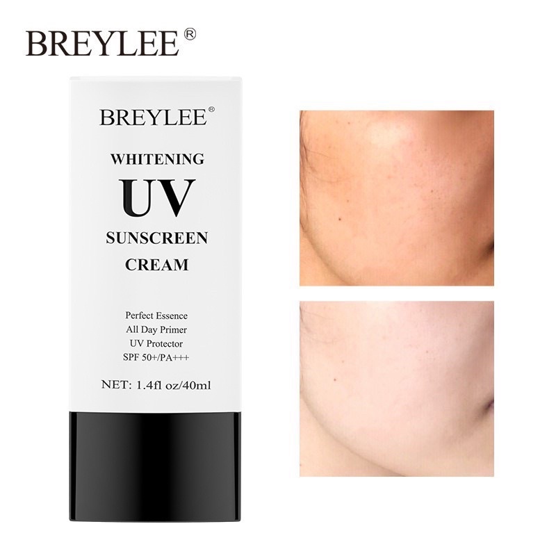 Breylee Whitening UV Sunscreen cream SPF 40 - Breylee Sunscreen UV - Breylee sunscreen wajah - sunbl