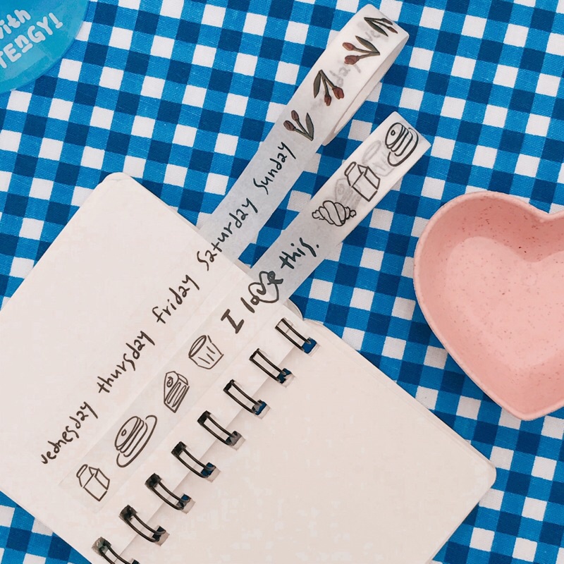 

1 roll Washi Tape Lucu DIY Scrapbooking Dekorasi Alat Tempel