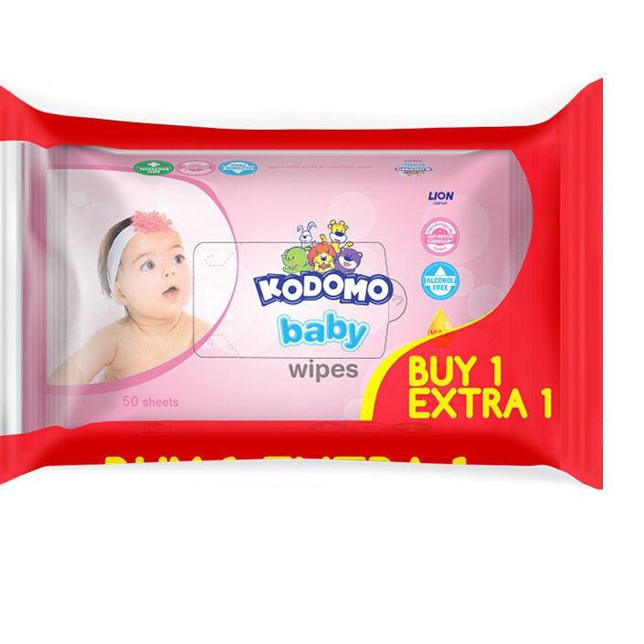 Kodomo Baby Wipes Tissue 50 sheets Buy 1Get 1