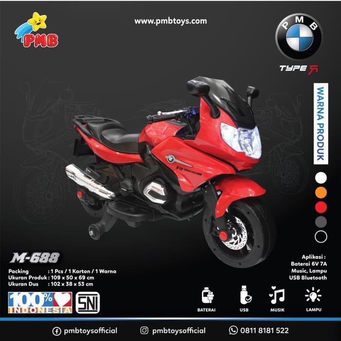 MAINAN MOTOR AKI PMB RM-688 BMW