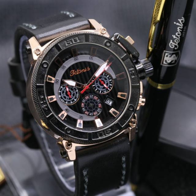 Jam Tangan Pria Tetonis Original New Garansi 1 Tahun